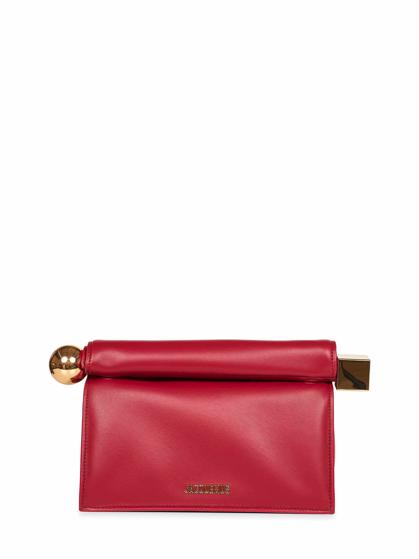 Dark red The Rond Carré clutch bag