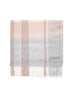 Beige checked Oasi Cashmere scarf