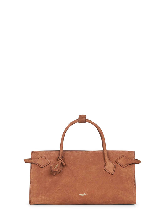 Brown Le Teckel East West tote bag
