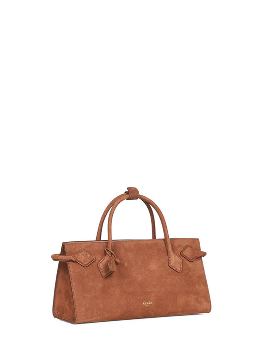Brown Le Teckel East West tote bag