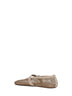 Grege fishnet ballet flats