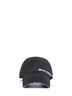 Black drill Tilted Typo baseball cap