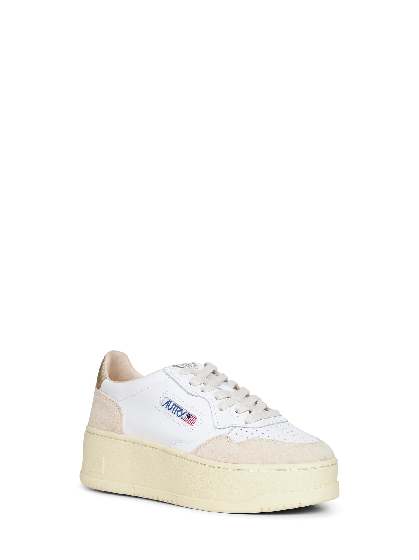 Sneakers Medalist Platform in pelle e suede