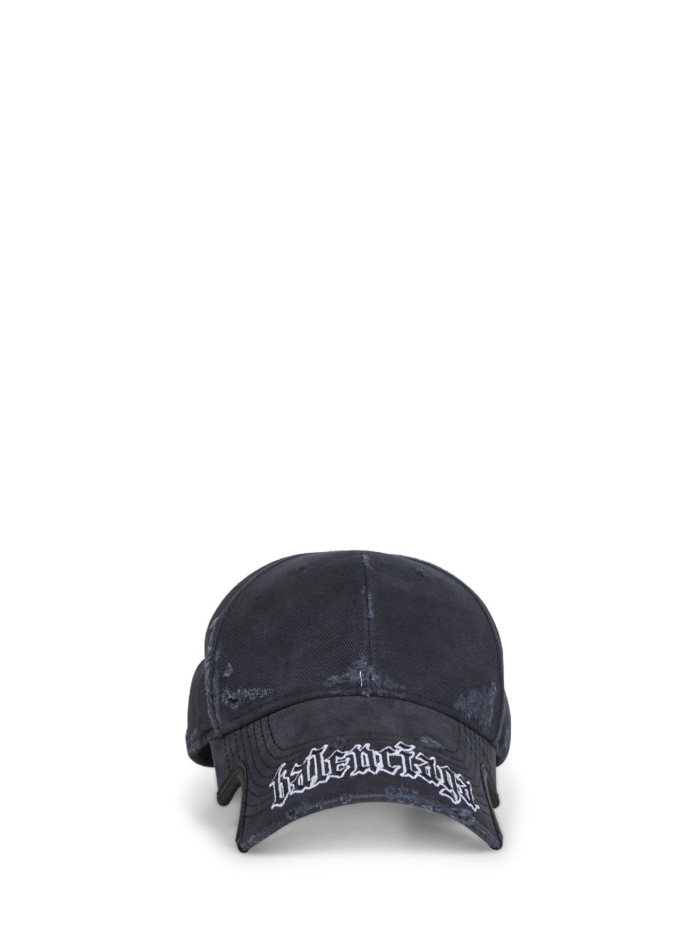 Black drill Blackletter Script cap