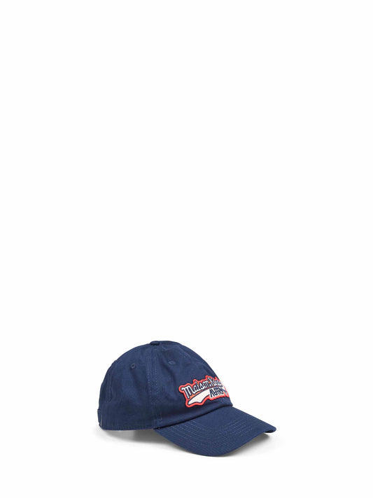 Berretto da baseball Maison Kitsuné blu