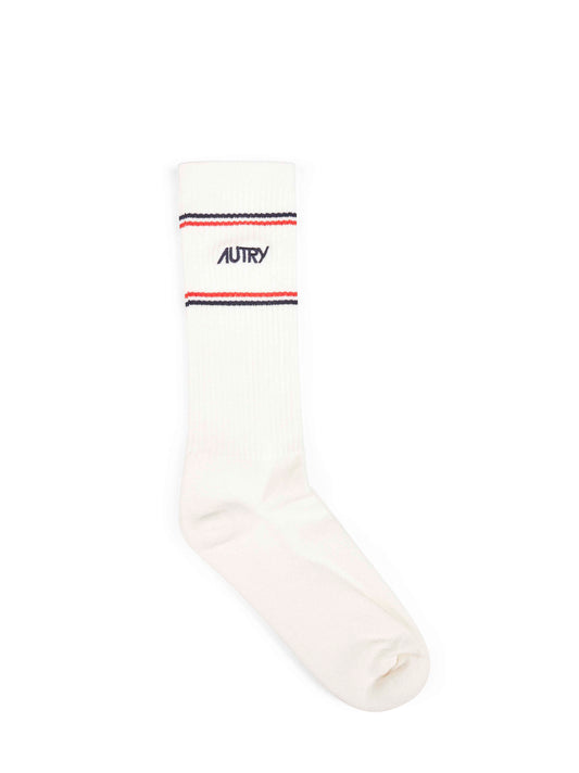 Calzini Maison Kitsuné bianchi