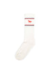 White Maison Kitsuné socks