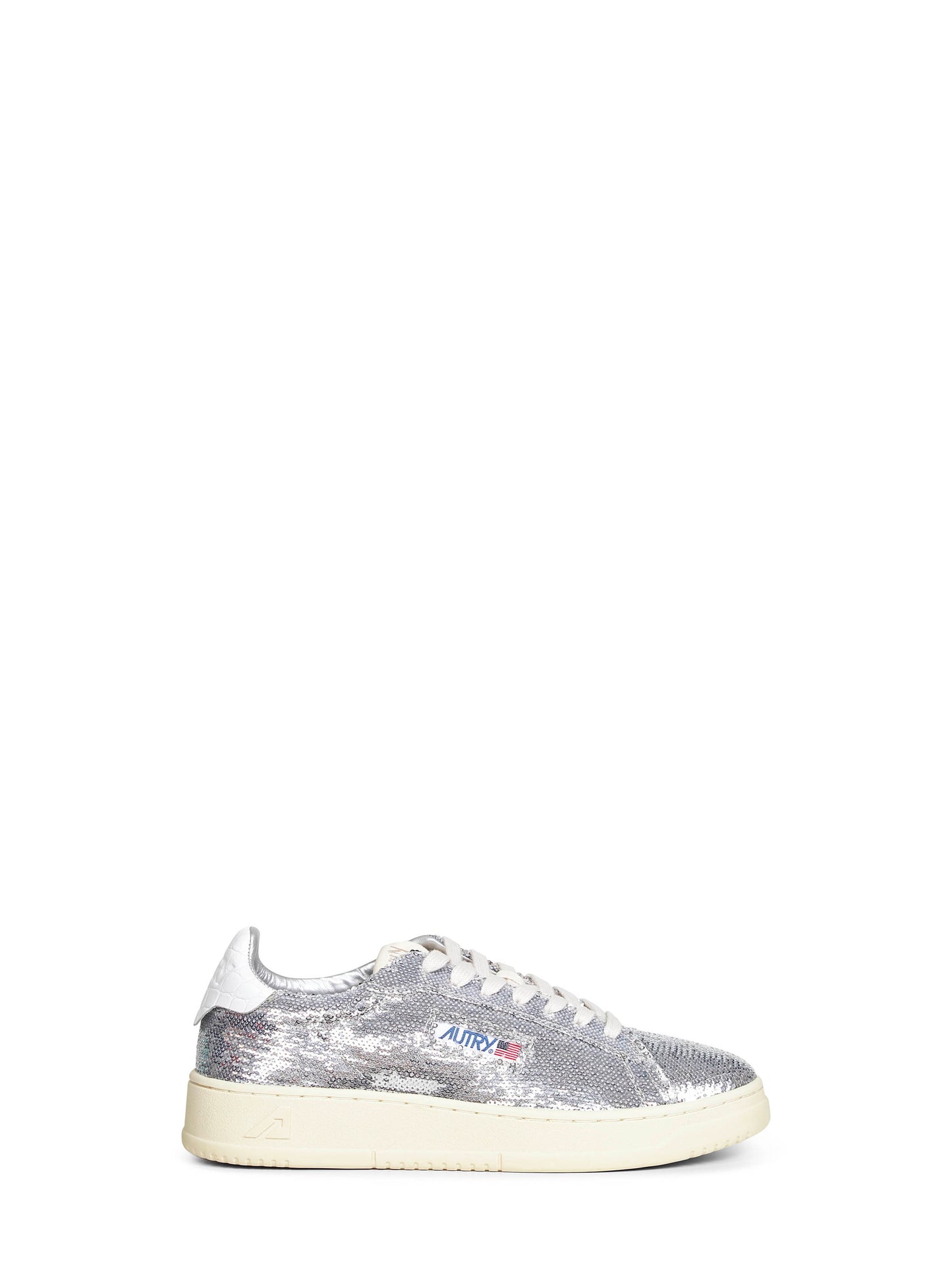 Silver sequin Dallas Low sneakers