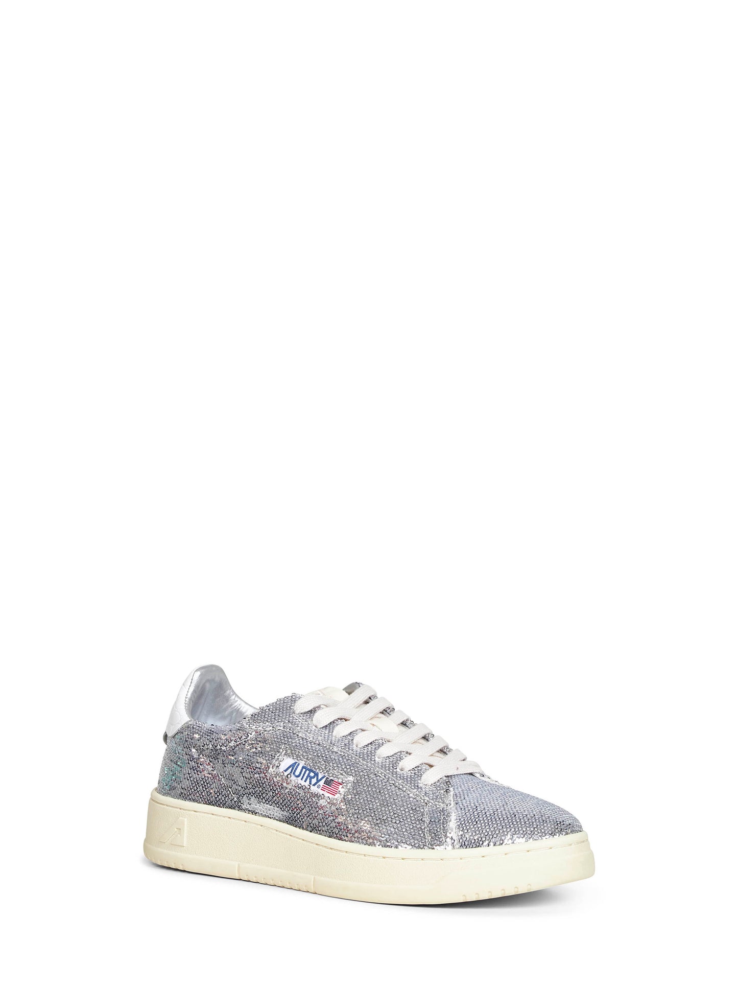 Silver sequin Dallas Low sneakers