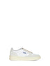 White leather Medalist Low sneakers