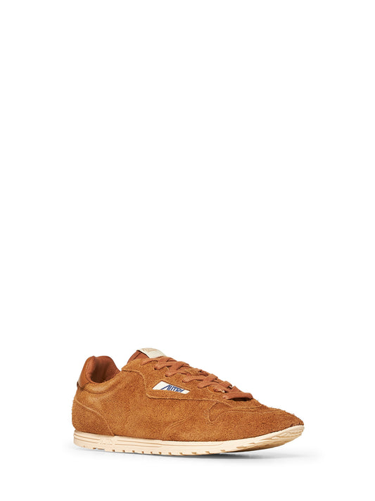 Sneakers Windspin in camoscio marrone