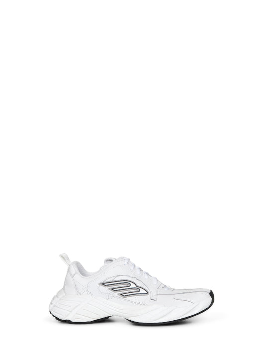 Sneakers Monday Shoe in pelle e poliestere bianco