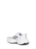 White cowskin and polyester Monday Shoe sneakers