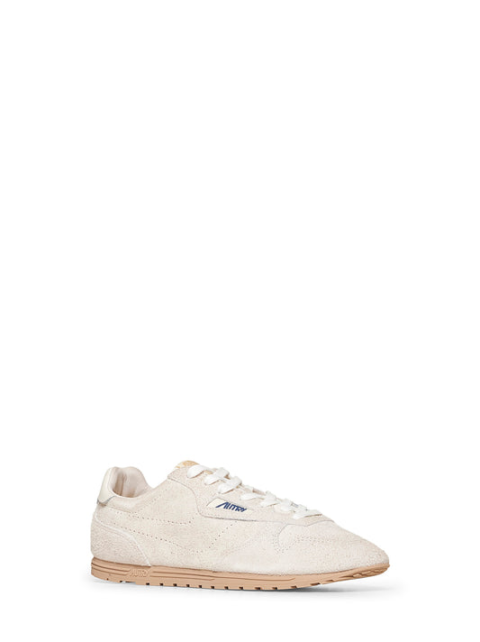 Sneakers Windspin in camoscio avorio
