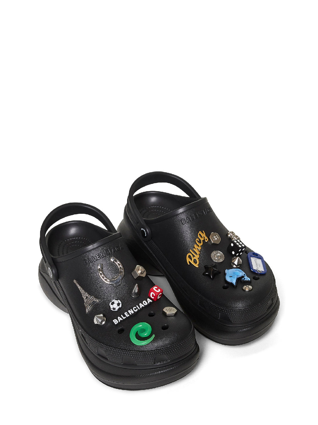 Black Crocs Jibbitz clogs