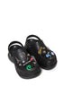 Black Crocs Jibbitz clogs