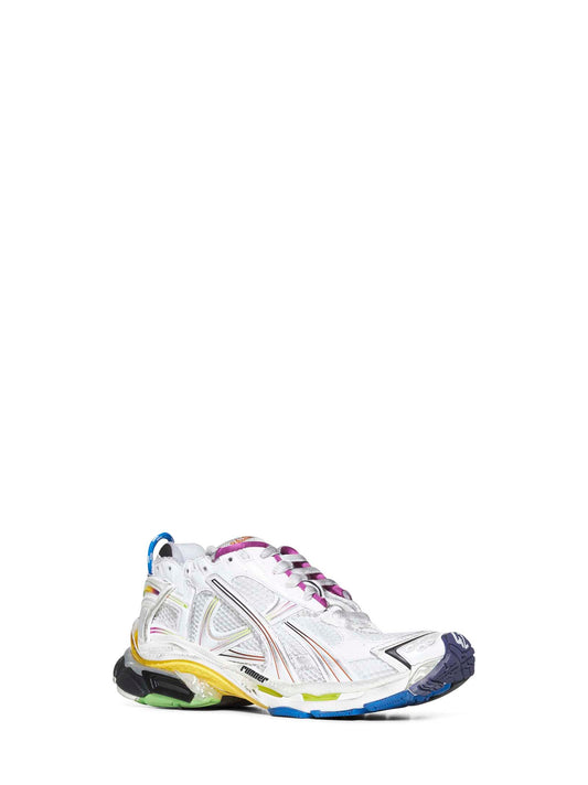 White Gradient Runner sneakers