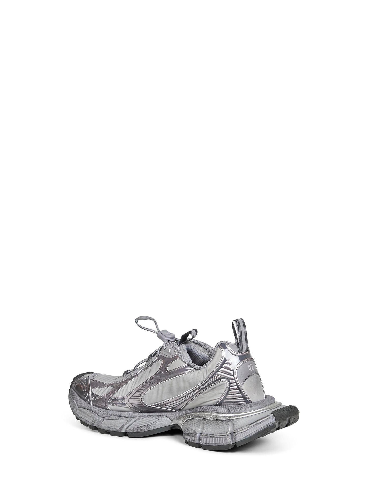 Grey mesh and polyurethane 3XL sneakers