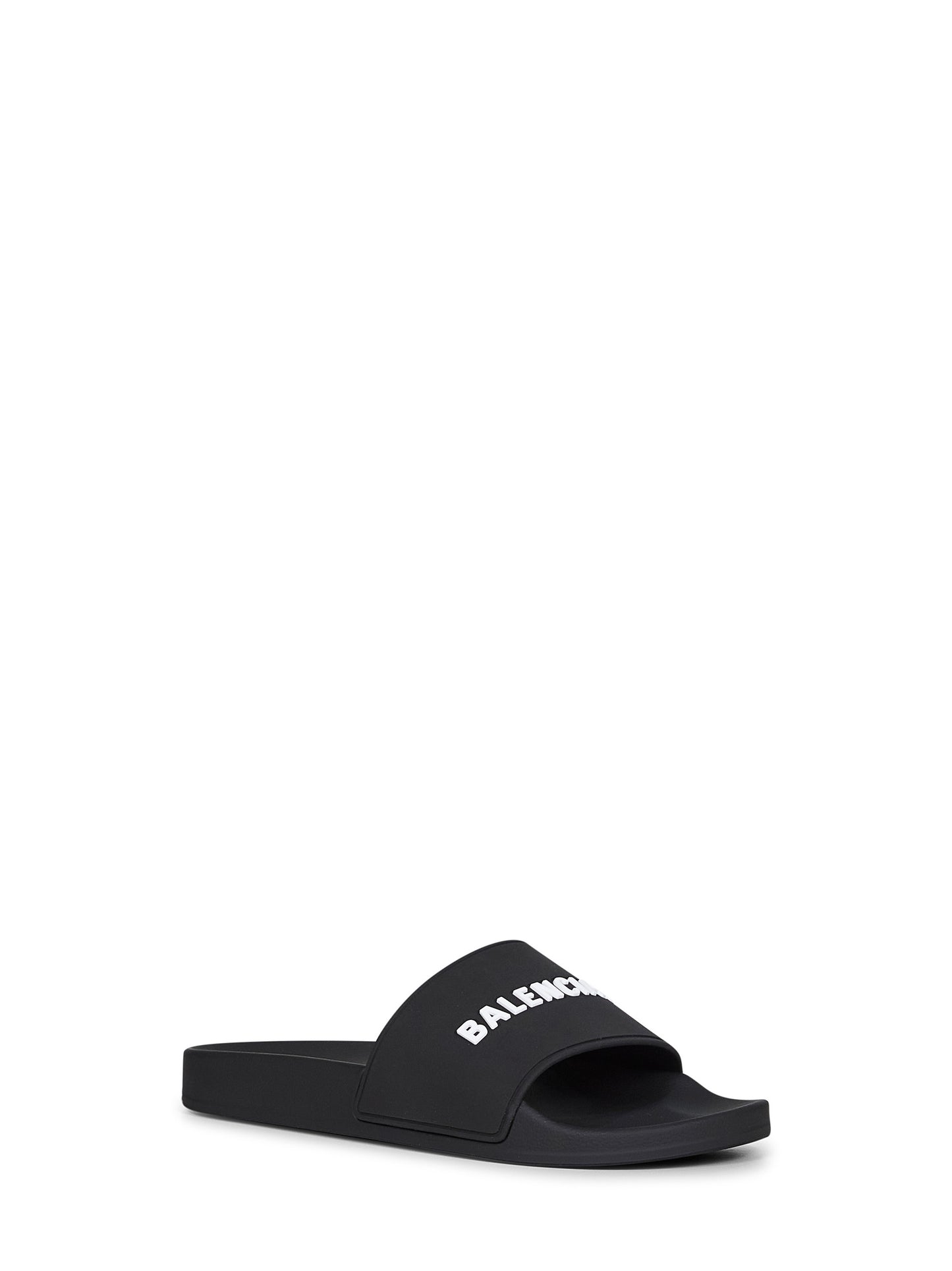 Slide Sandal Pool in gomma nera