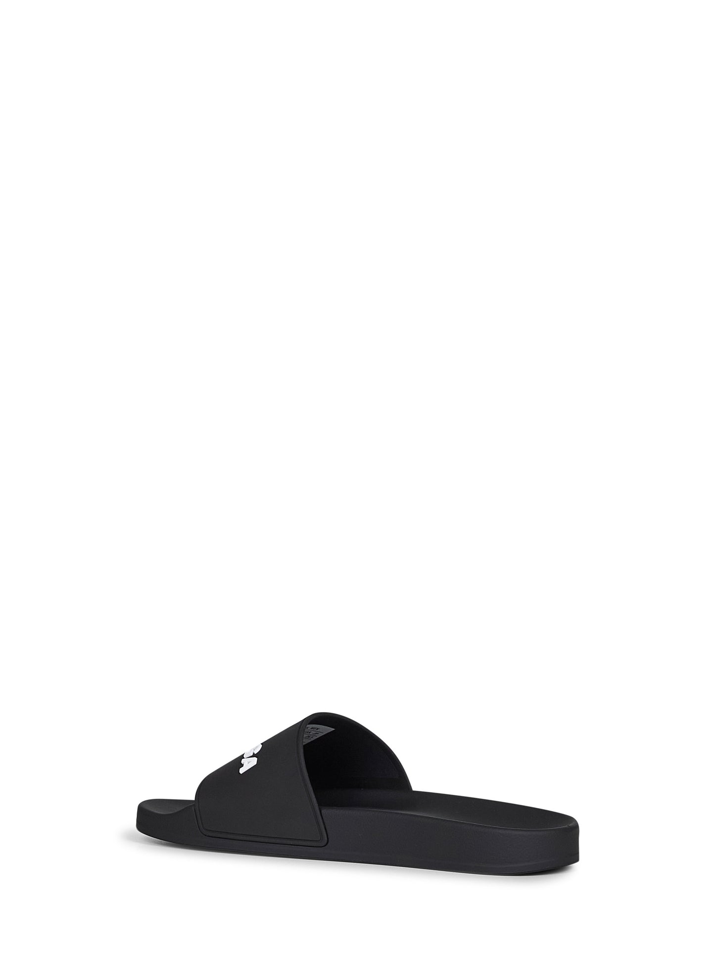 Slide Sandal Pool in gomma nera