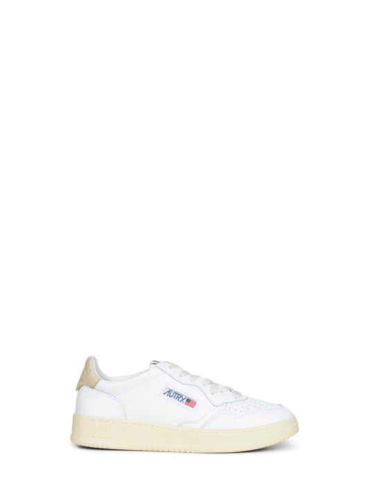 White leather Medalist Low sneakers