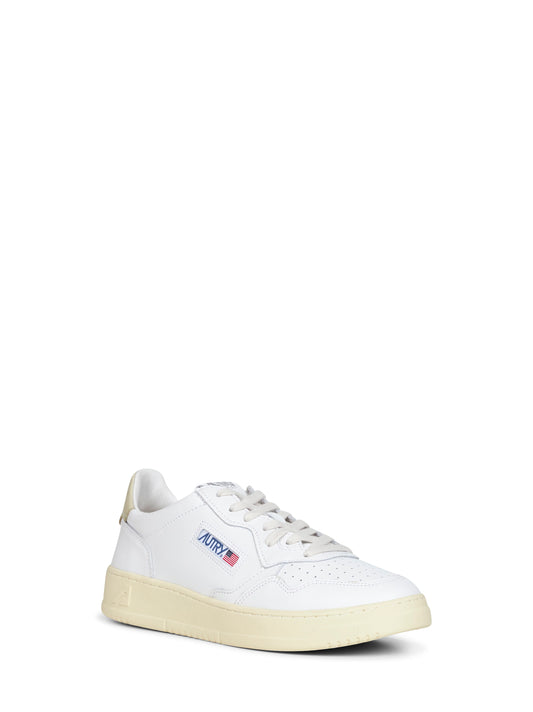 White leather Medalist Low sneakers