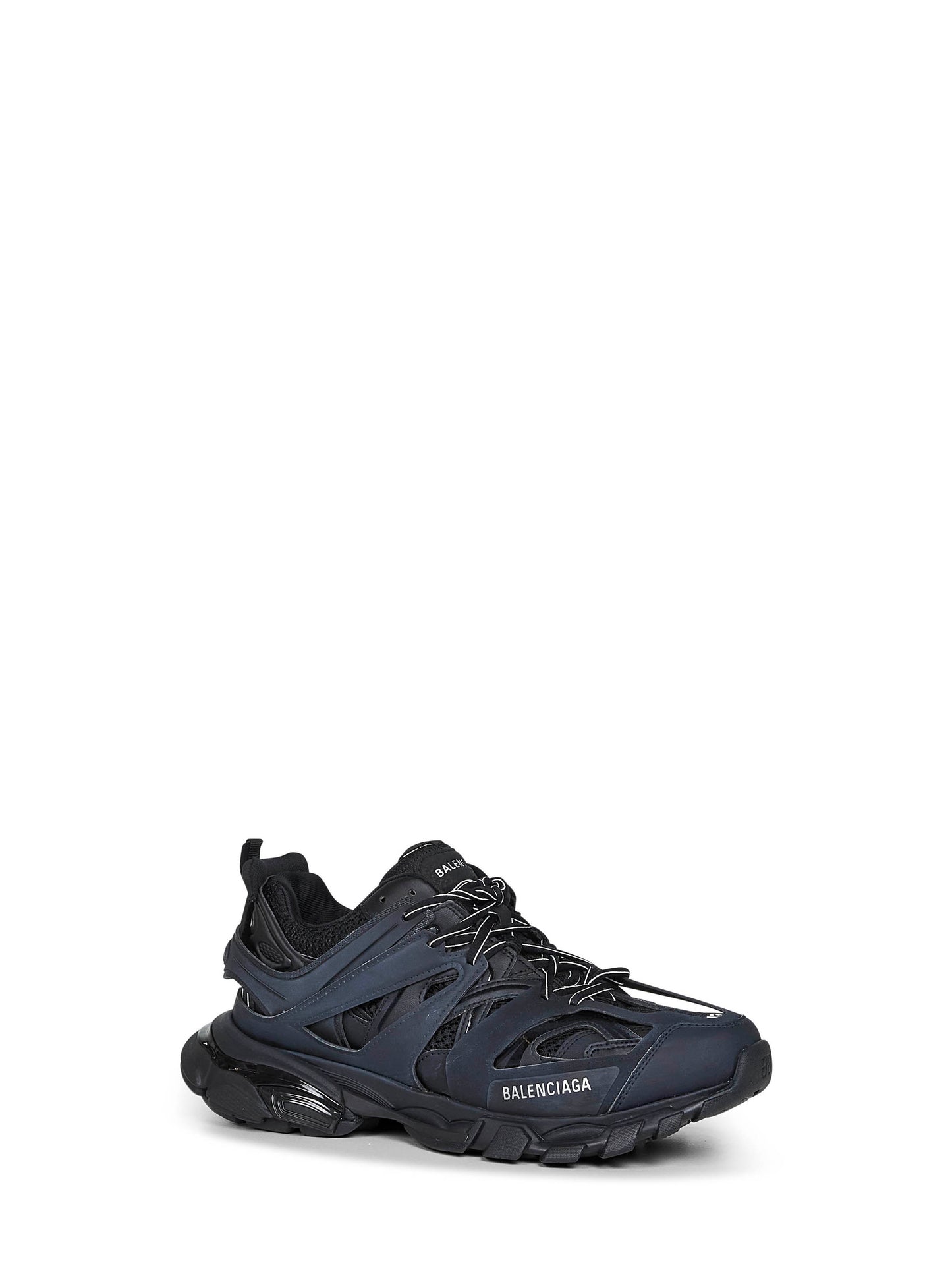 Sneakers Track in mesh e nylon nero