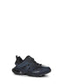 Sneakers Track in mesh e nylon nero