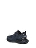Sneakers Track in mesh e nylon nero