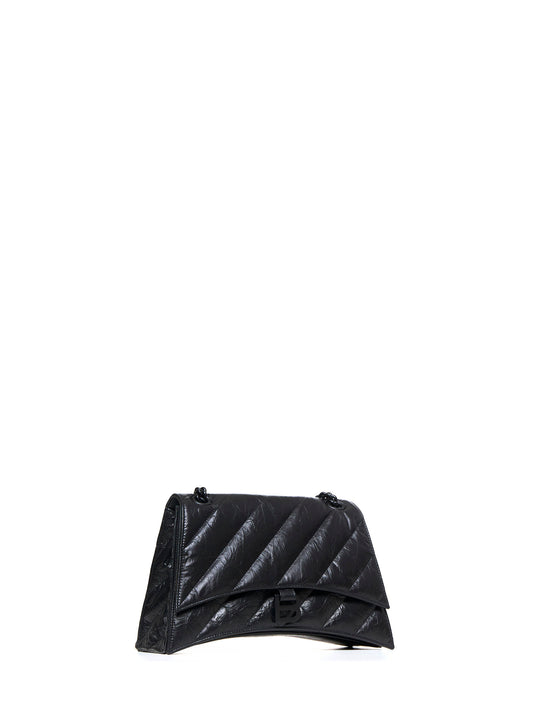 Borsa Crush Chain media in pelle