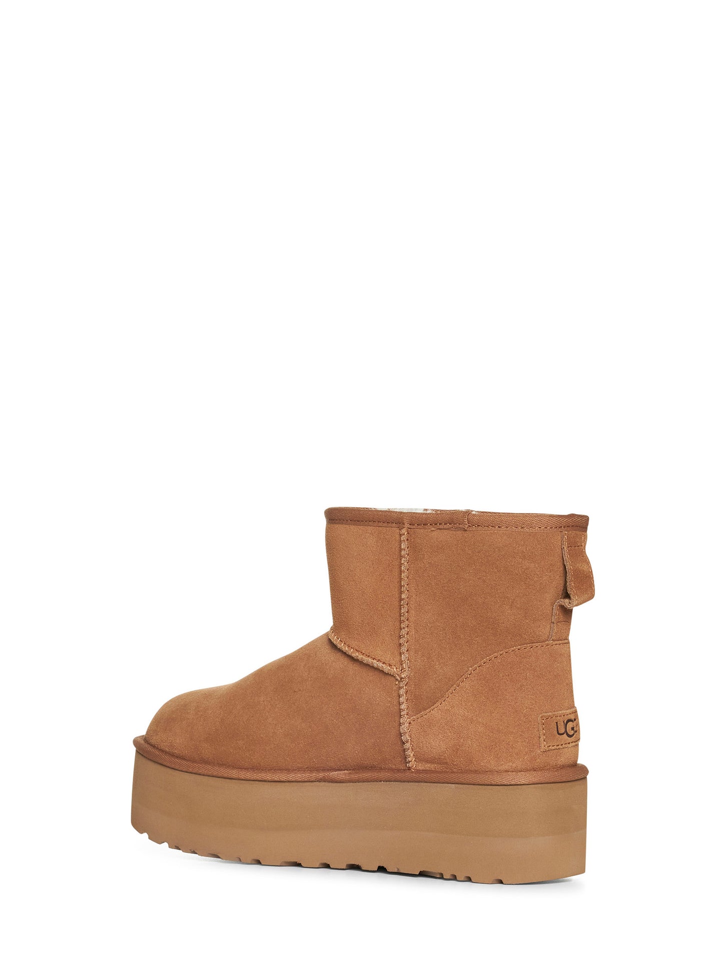 Mini Classic Platform suede ankle boots