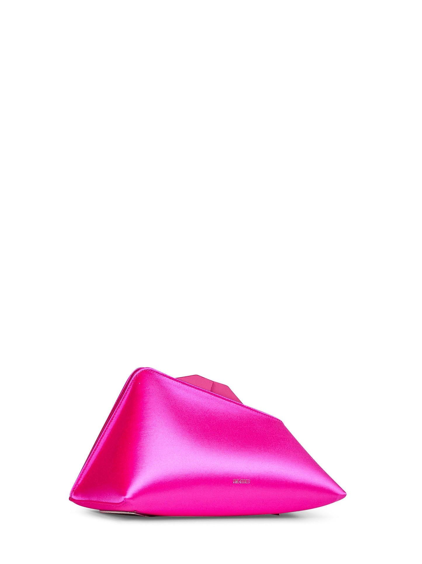 Fuchsia "8.30PM" oversized clutch bag