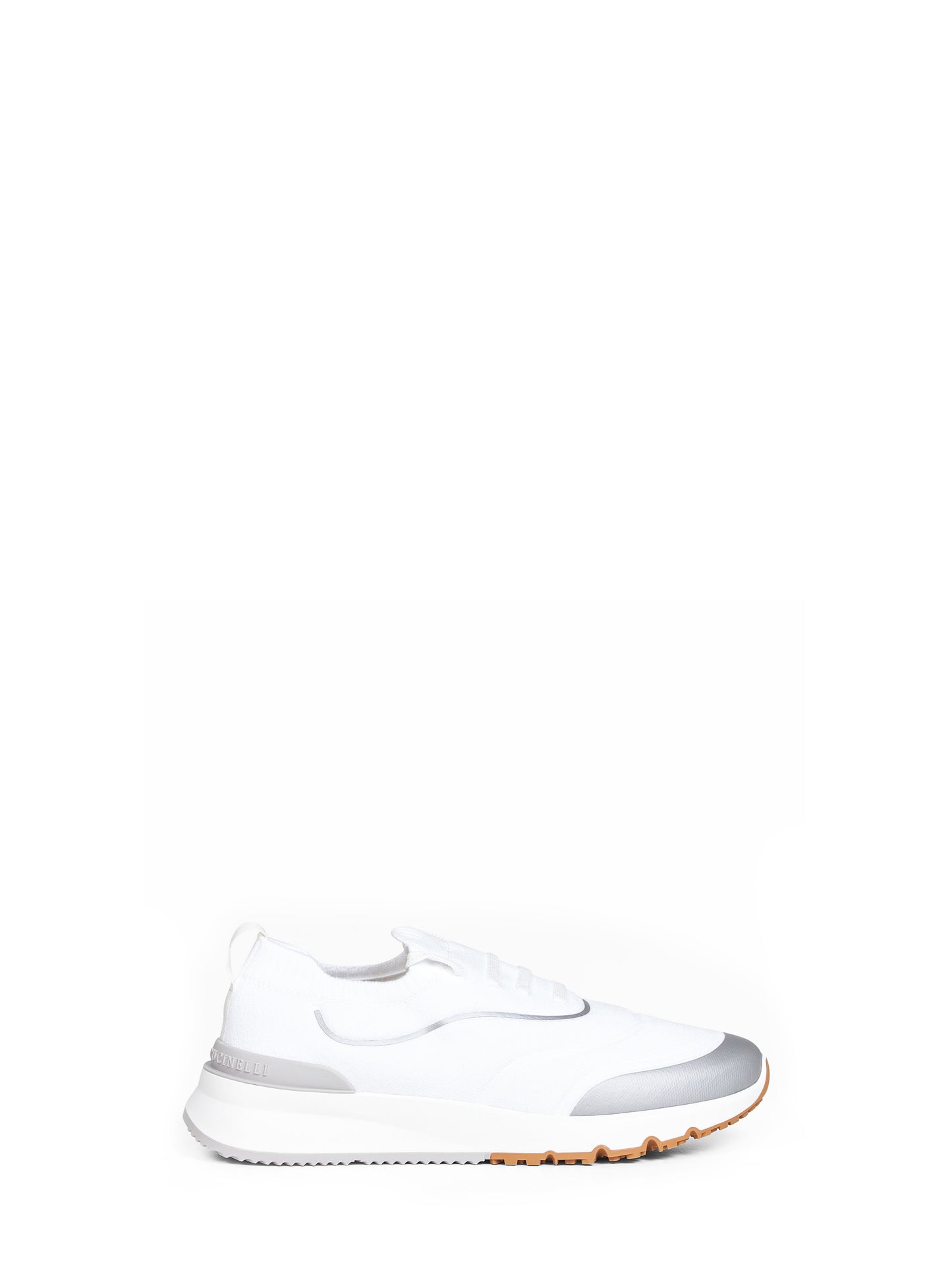 White techno cotton knit Runners