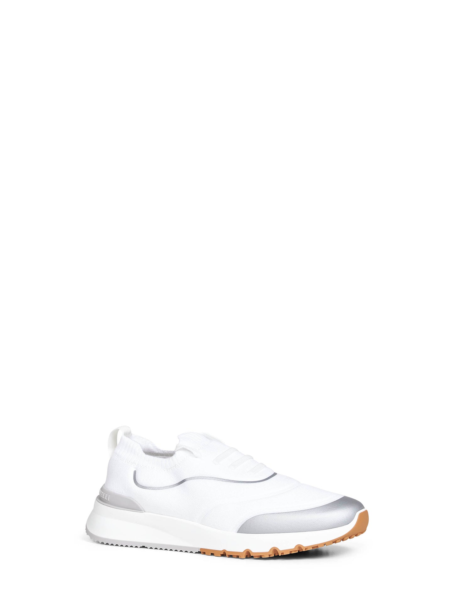 White techno cotton knit Runners