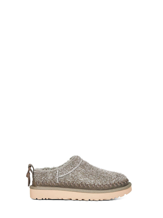 Moss green Classic Micro Biarritz mules