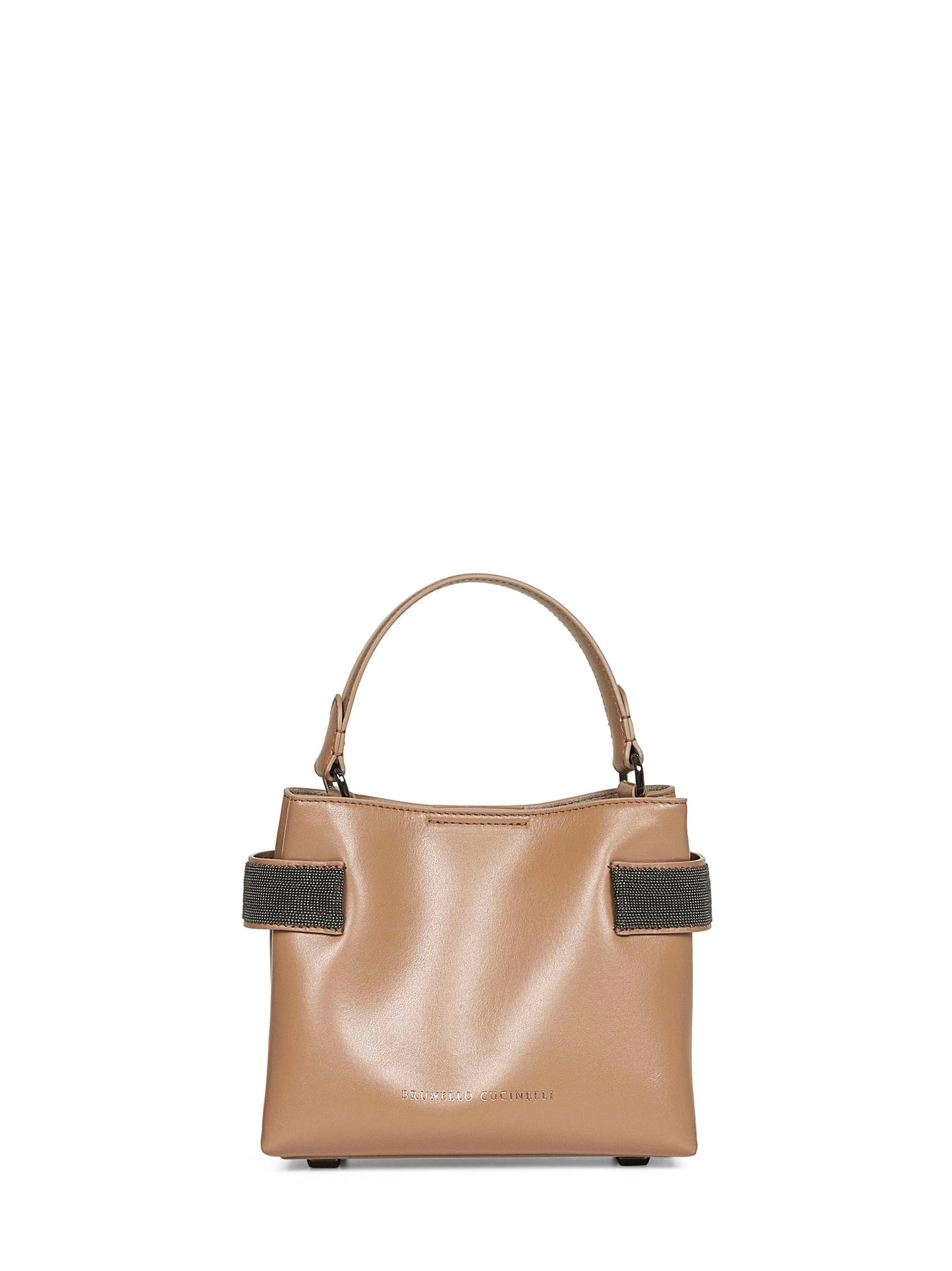 Hazelnut Essence small top-handle bag