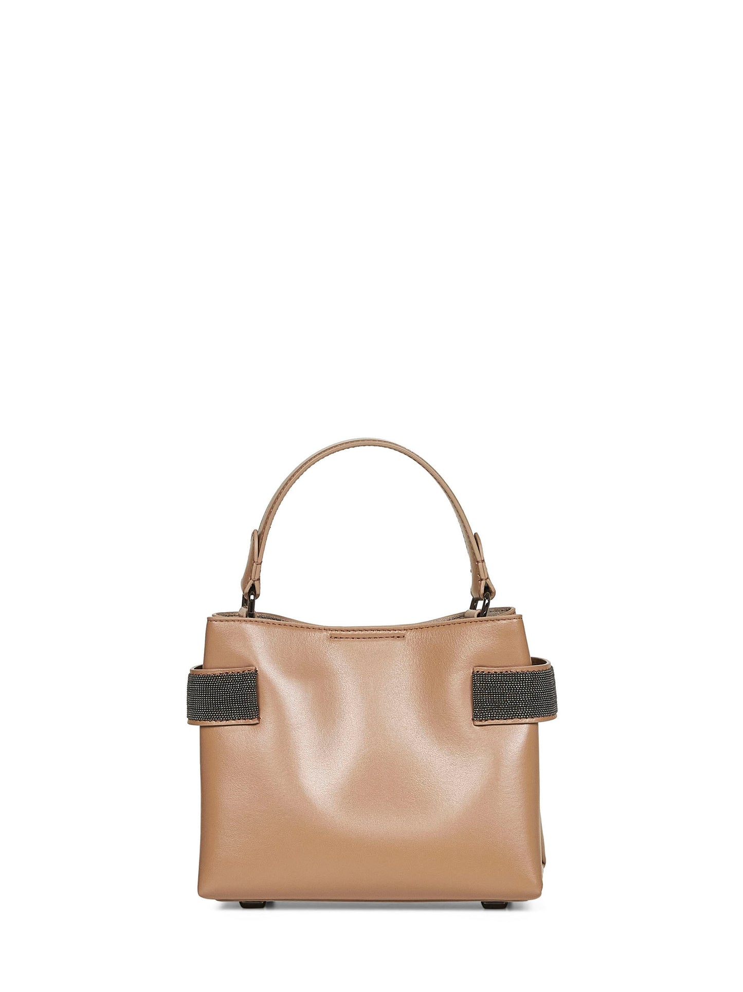 Hazelnut Essence small top-handle bag