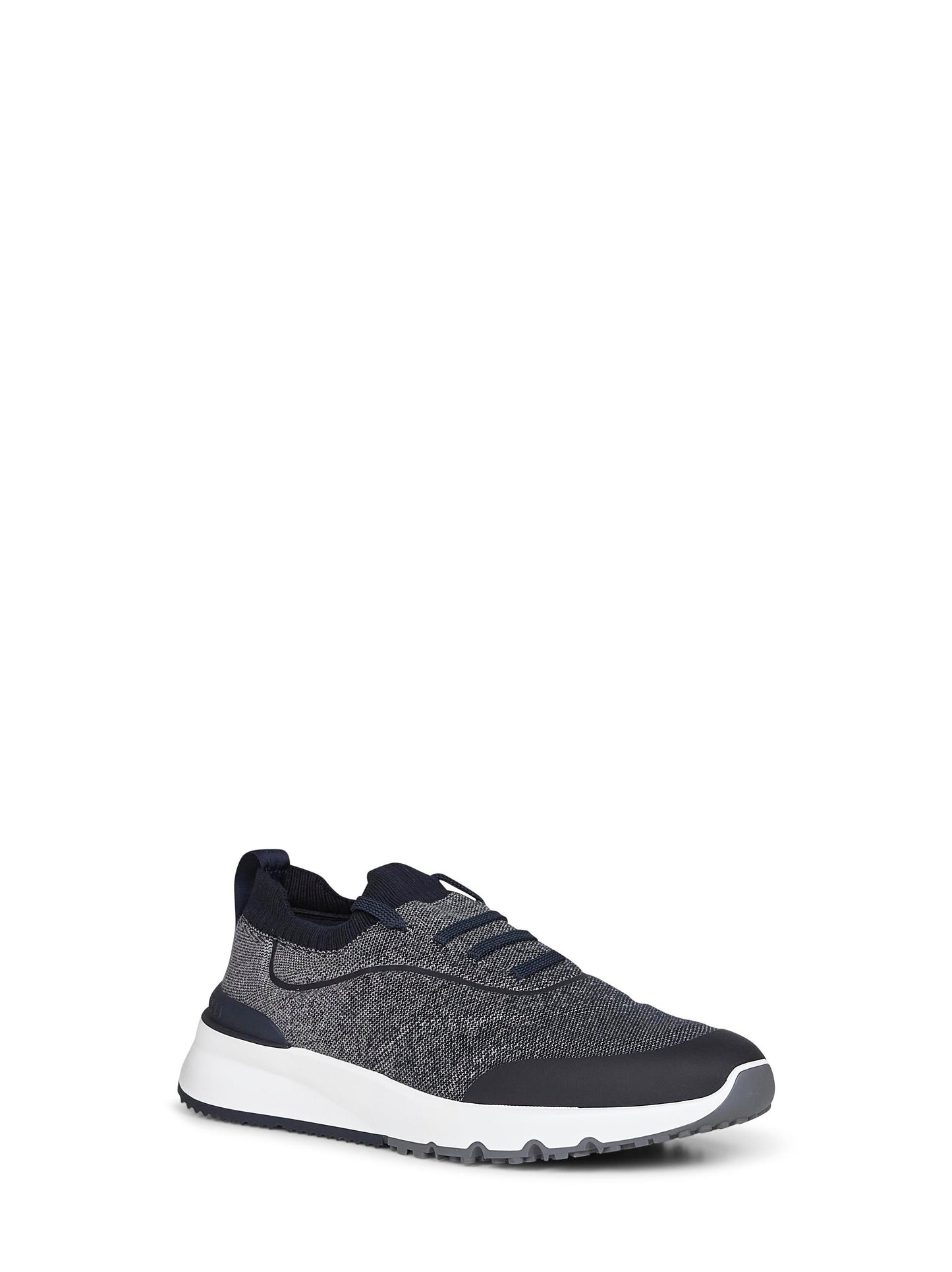 Blue techno cotton knit Runners