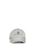 Cappello Baseball in microfibra grigia con logo
