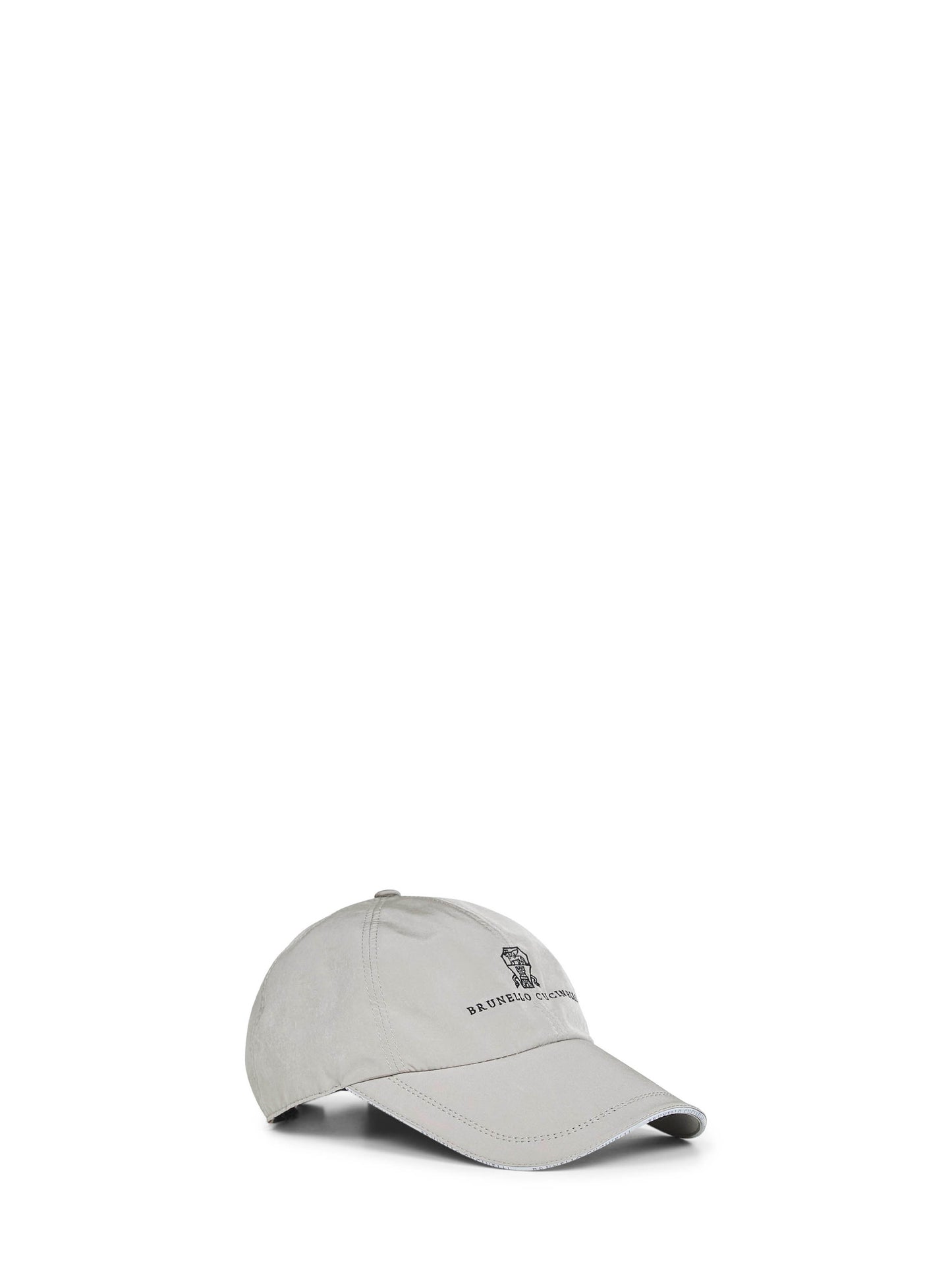 Cappello Baseball in microfibra grigia con logo