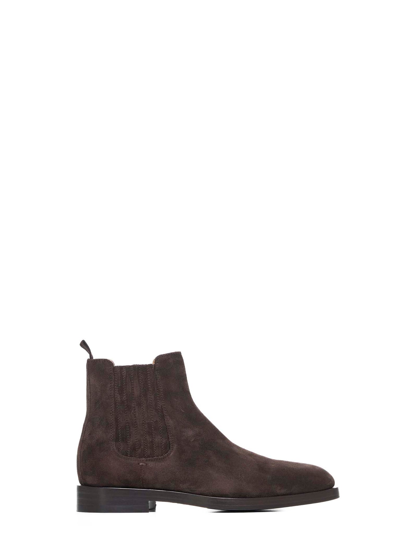 Oiled suede Chelsea boots