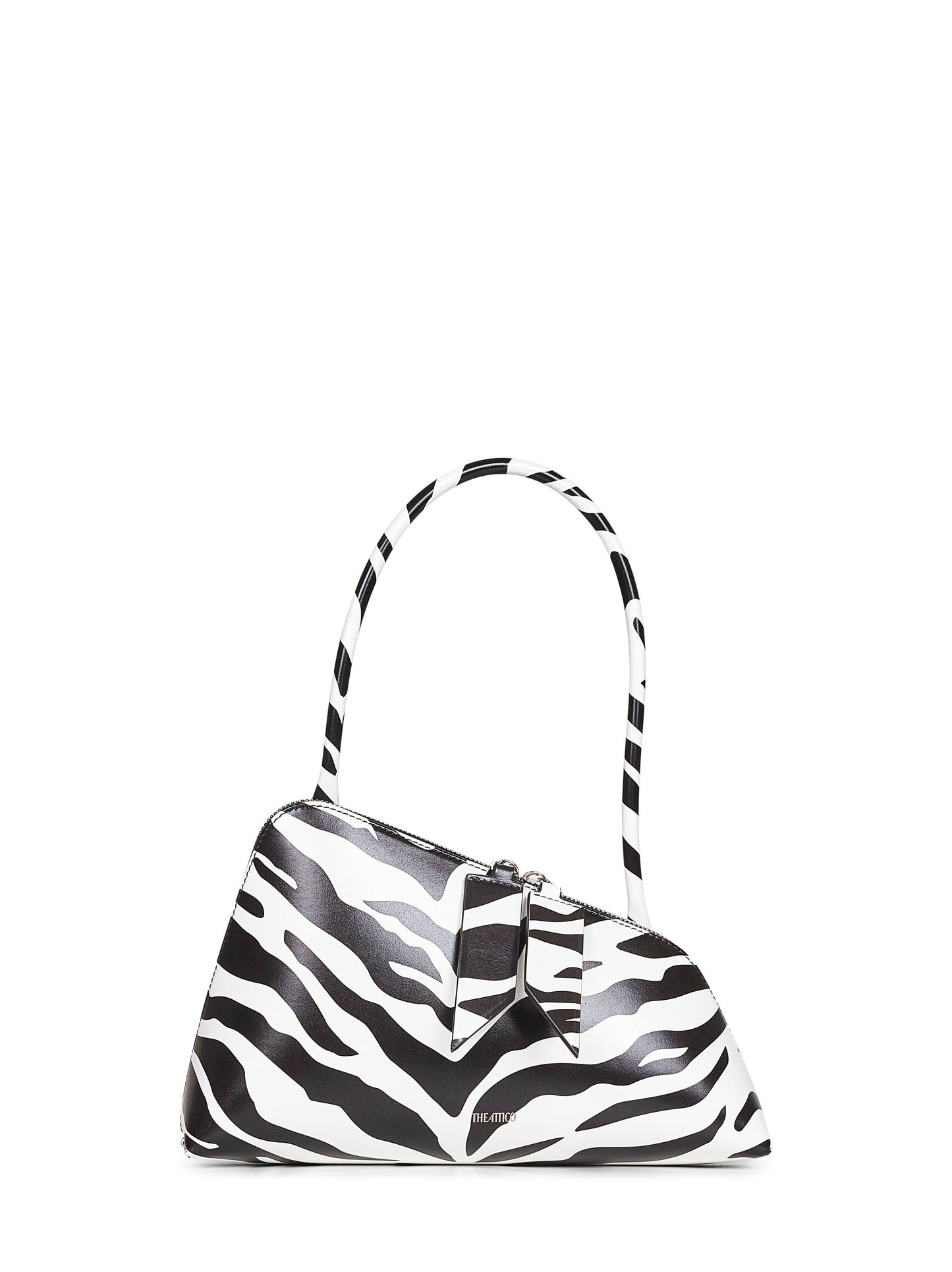 Black and white "Sunrise" shoulder bag