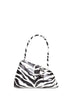 Black and white "Sunrise" shoulder bag