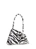 Black and white "Sunrise" shoulder bag