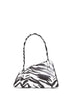 Black and white "Sunrise" shoulder bag