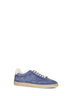 Sneakers in camoscio lavato azzurro