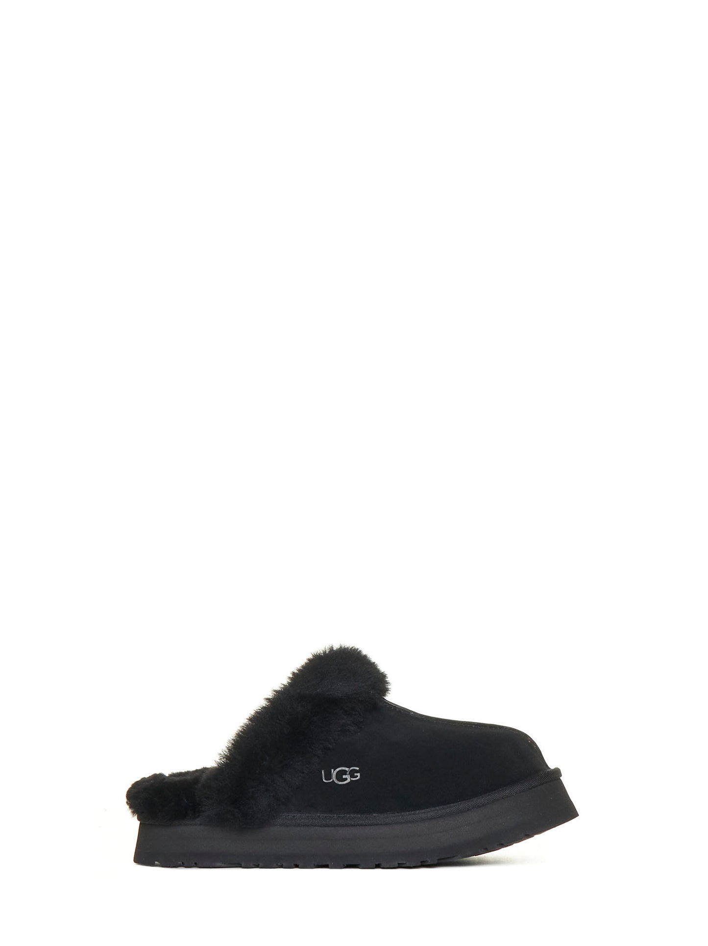 Black Disquette Slippers