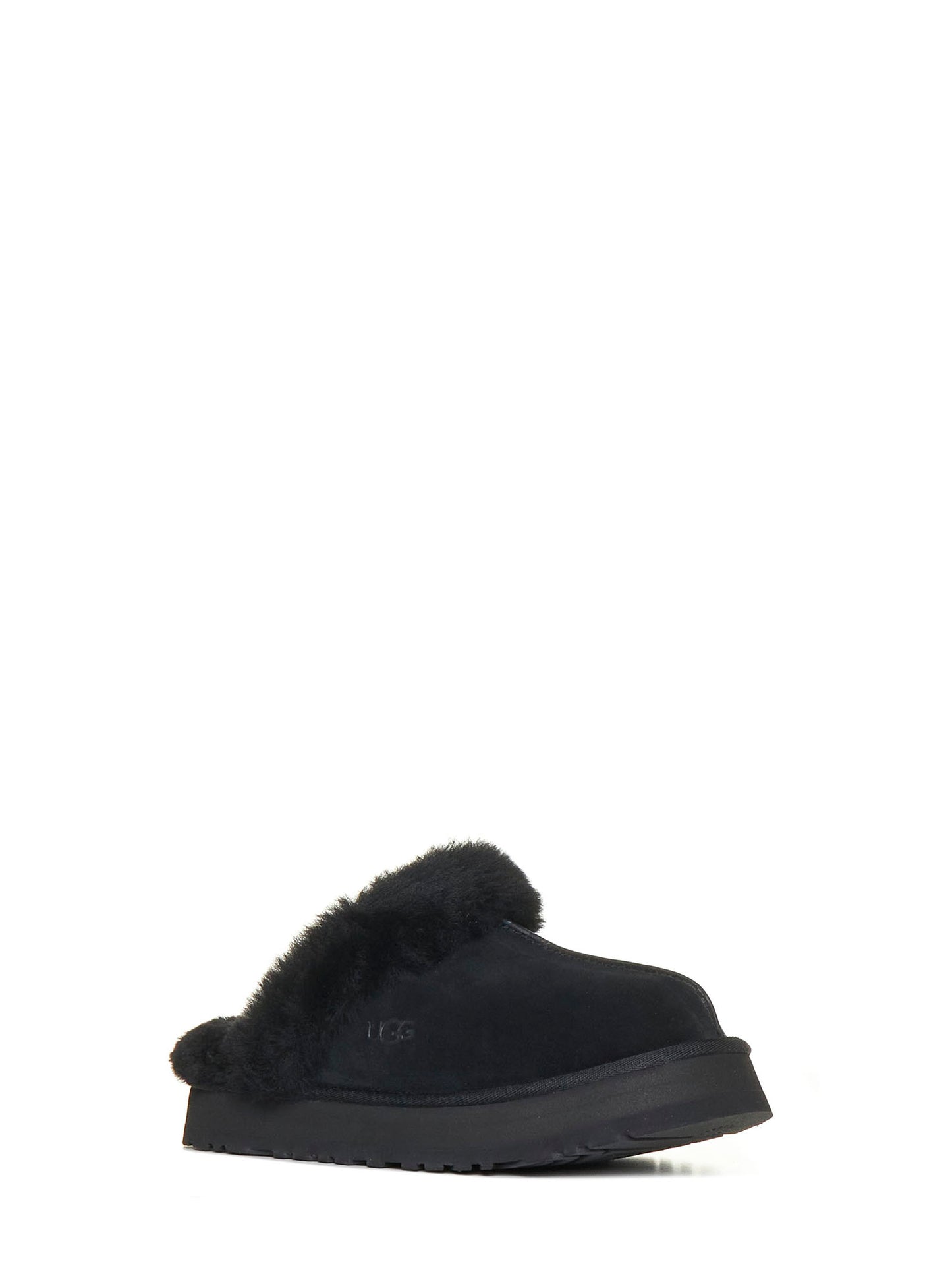 Black Disquette Slippers