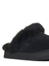 Black Disquette Slippers