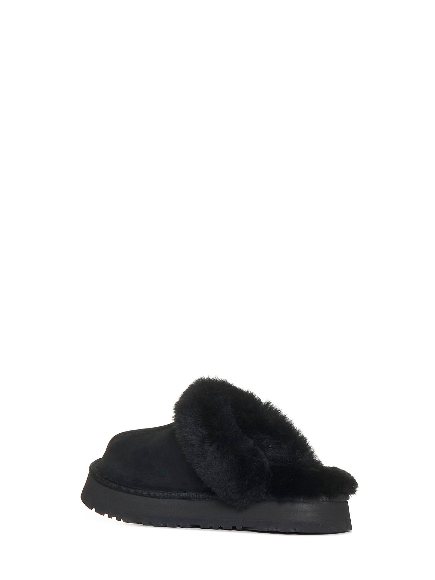 Black Disquette Slippers